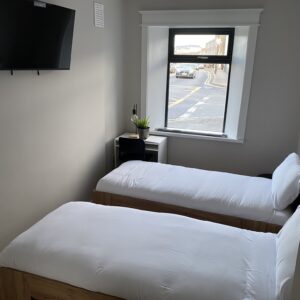 View from twin bed